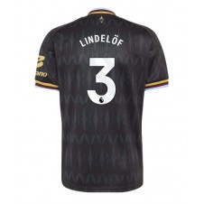 Aston Villa Victor Lindelof #3 Bortatröja 2026-27 Korta ärmar